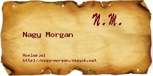 Nagy Morgan névjegykártya